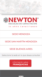 Mobile Screenshot of escuelasnewton.com.ar